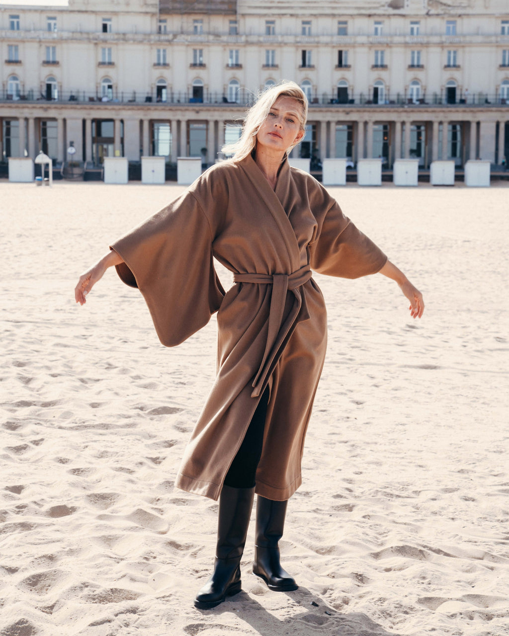 KIMONO O1 - Kimono Camel