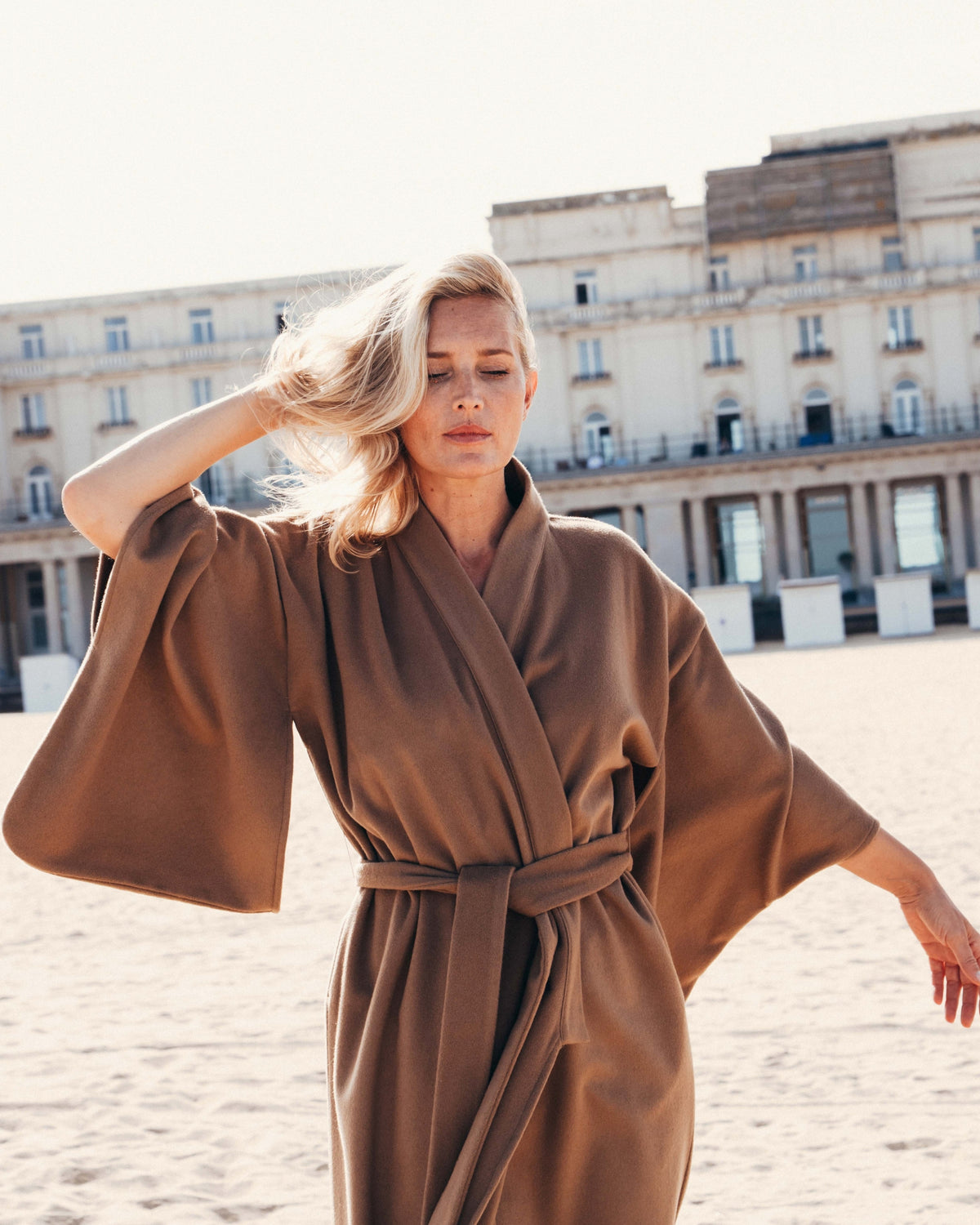 KIMONO O1 - Kimono Camel