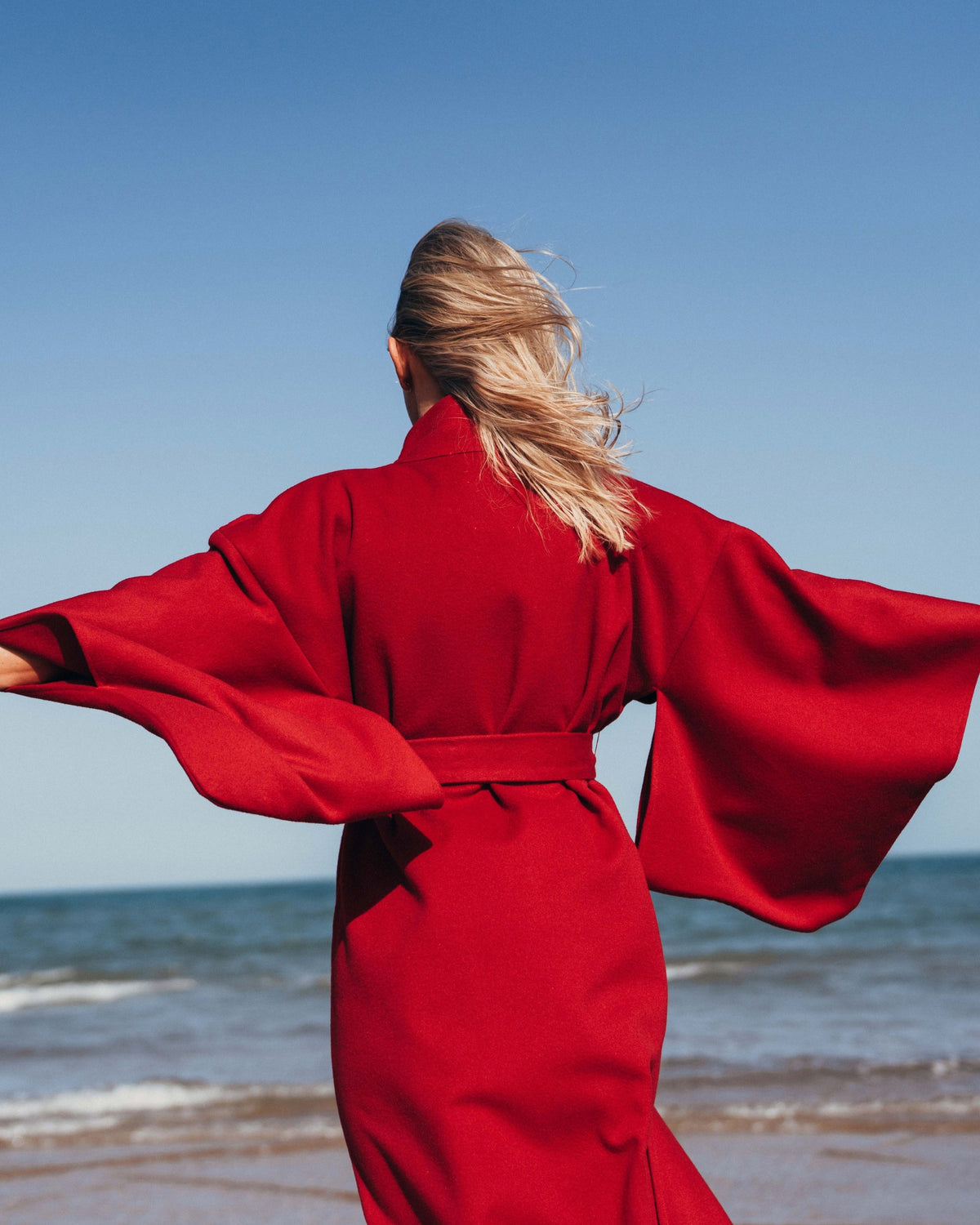 KIMONO O1 - Intens Red